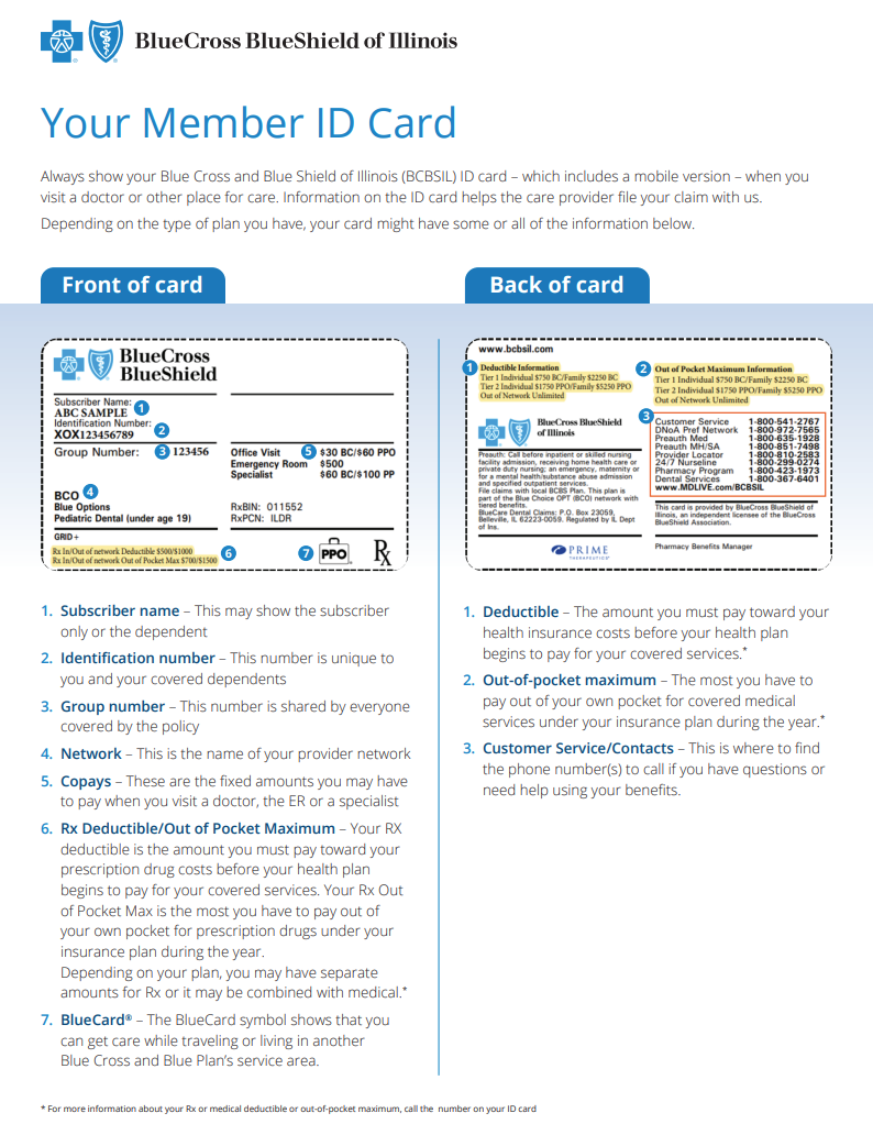 Find my BlueCross BlueShield of Illinois Member ID – Tava Client Help ...