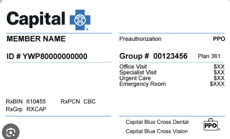 Find my Capital BlueCross Member ID – Tava Client Help Center