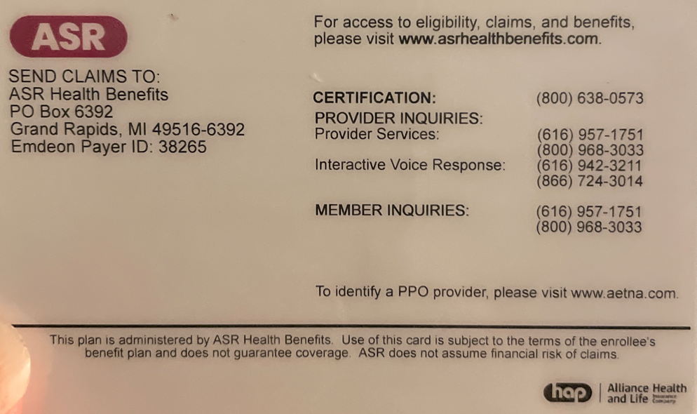 Find my ASR Health Benefits Member ID – Tava Client Help Center